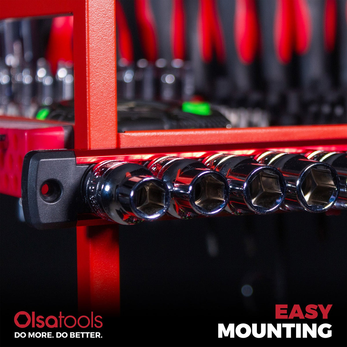 Magnetic Aluminum Socket Rails