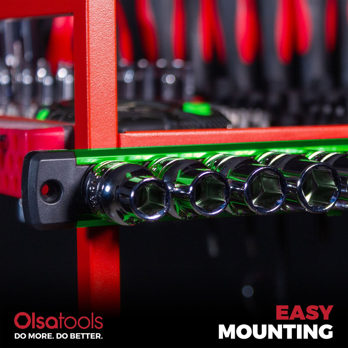 Magnetic Aluminum Socket Rails