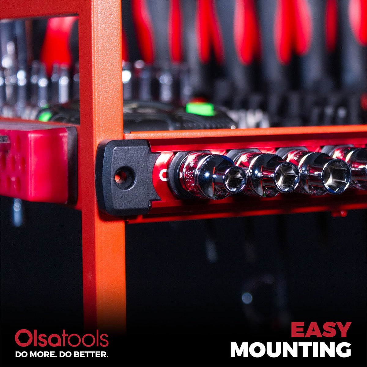 Magnetic Aluminum Socket Rails