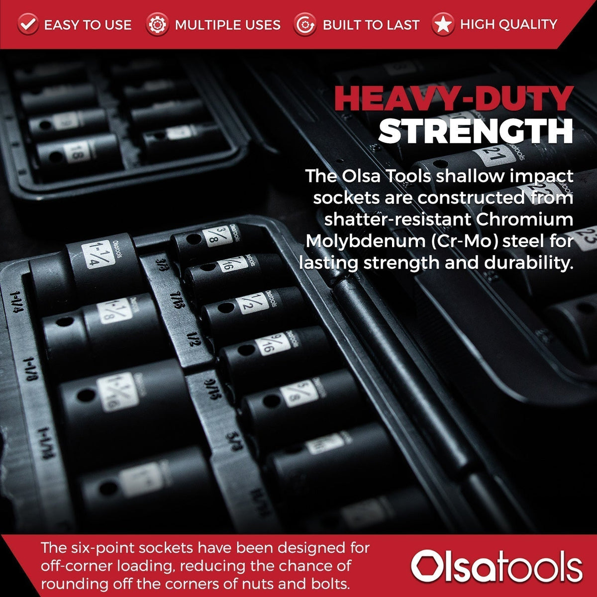 Cr-Mo Impact Sockets