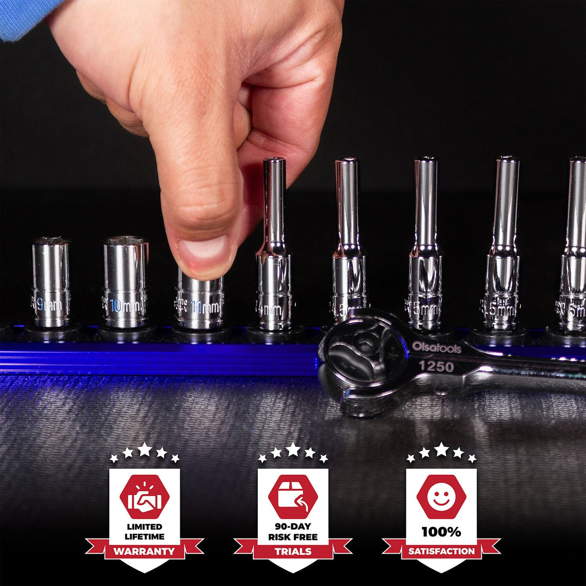 Magnetic Aluminum Socket Rails