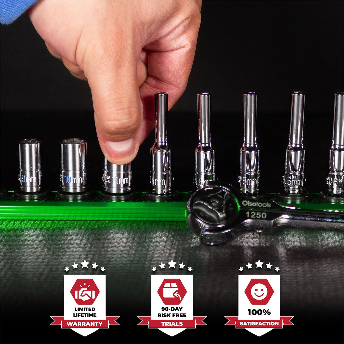 Magnetic Aluminum Socket Rails