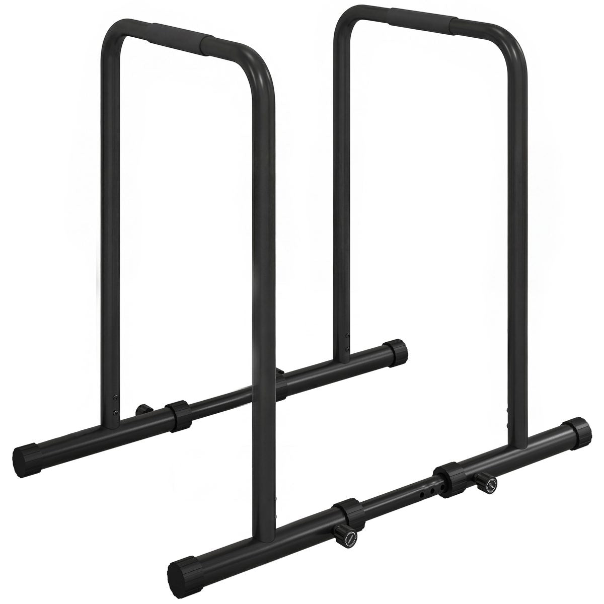 Adjustable Dip Station, Push Up Bars with 6 Width and 2 Height Levels for Home Gym Fitness Workout
