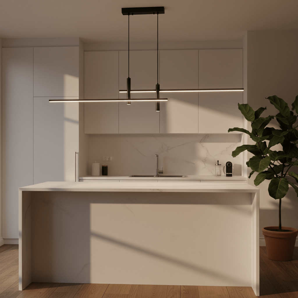 Intersecting Lines Geometric Chandelier