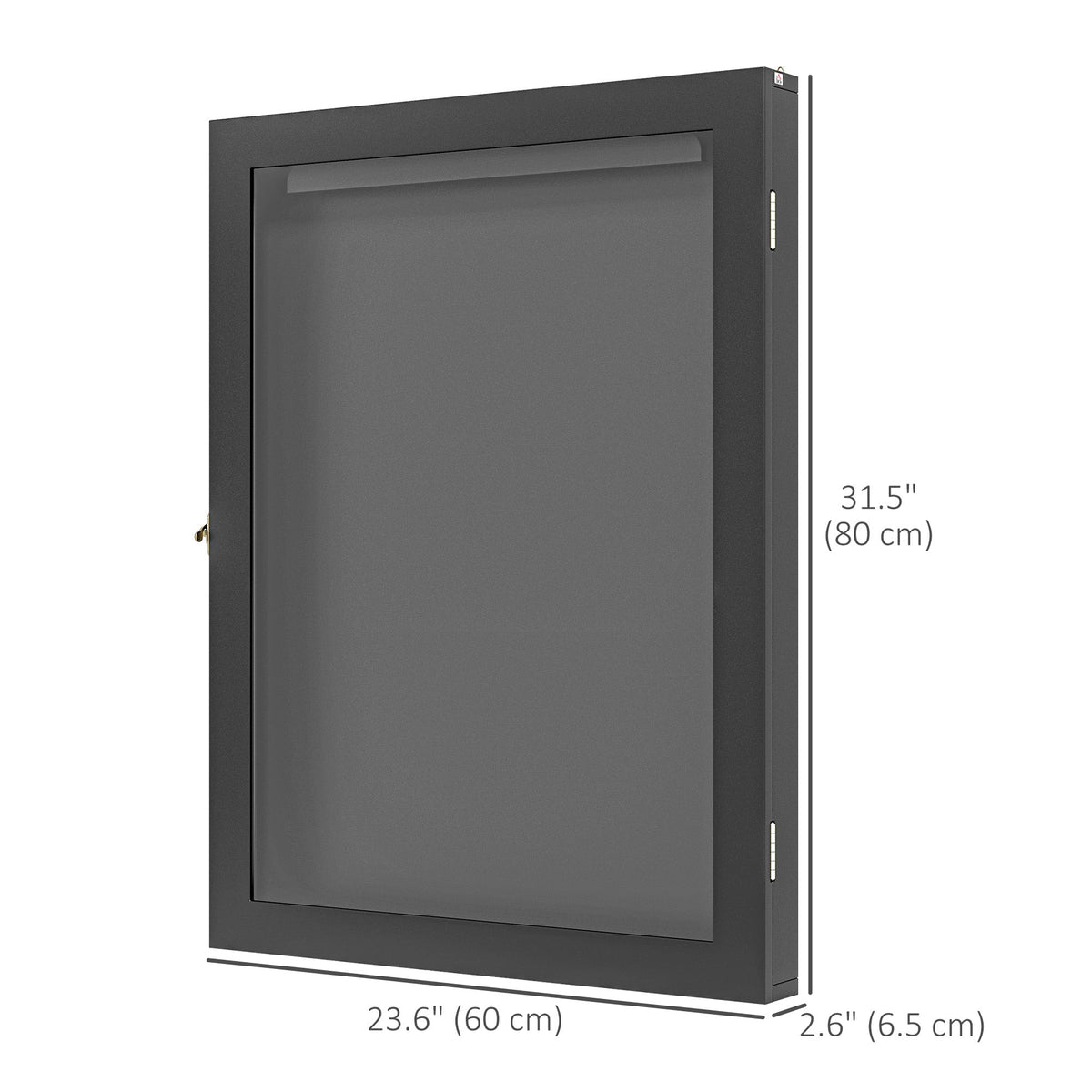 24" x 32" Hockey Jersey Frame, Jersey Shadow Box for Basketball Football Baseball, Black