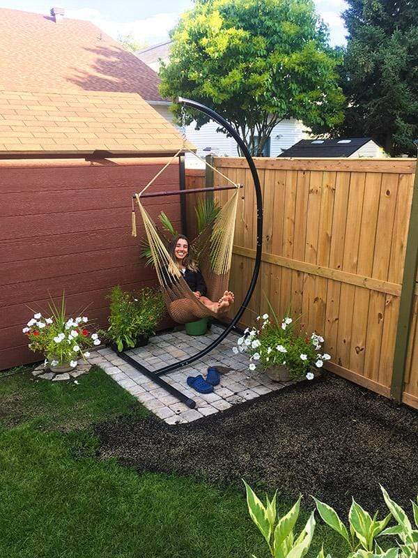 Mayan Hammock Chair with Universal Chair Stand