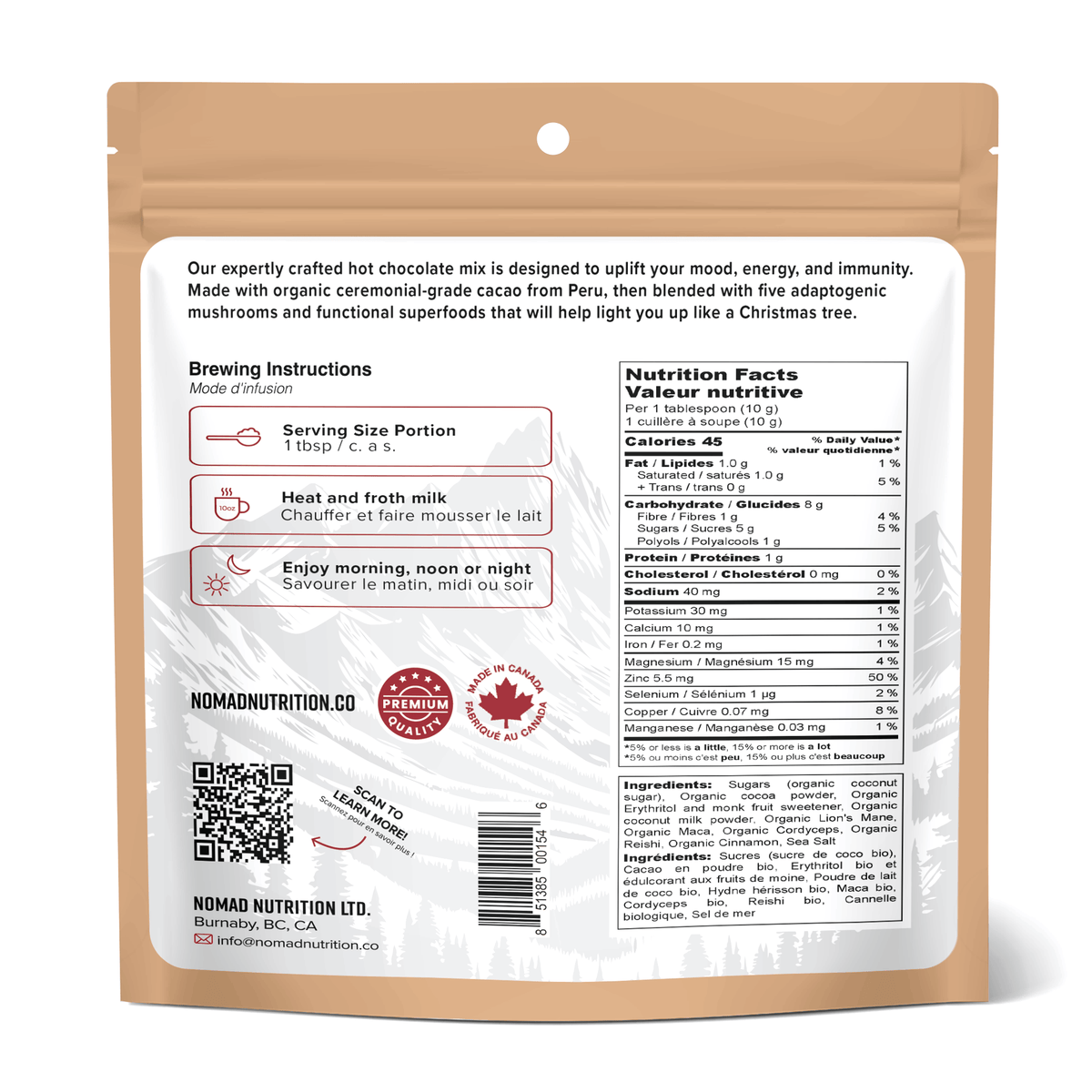 Adaptogenic Hot Chocolate
