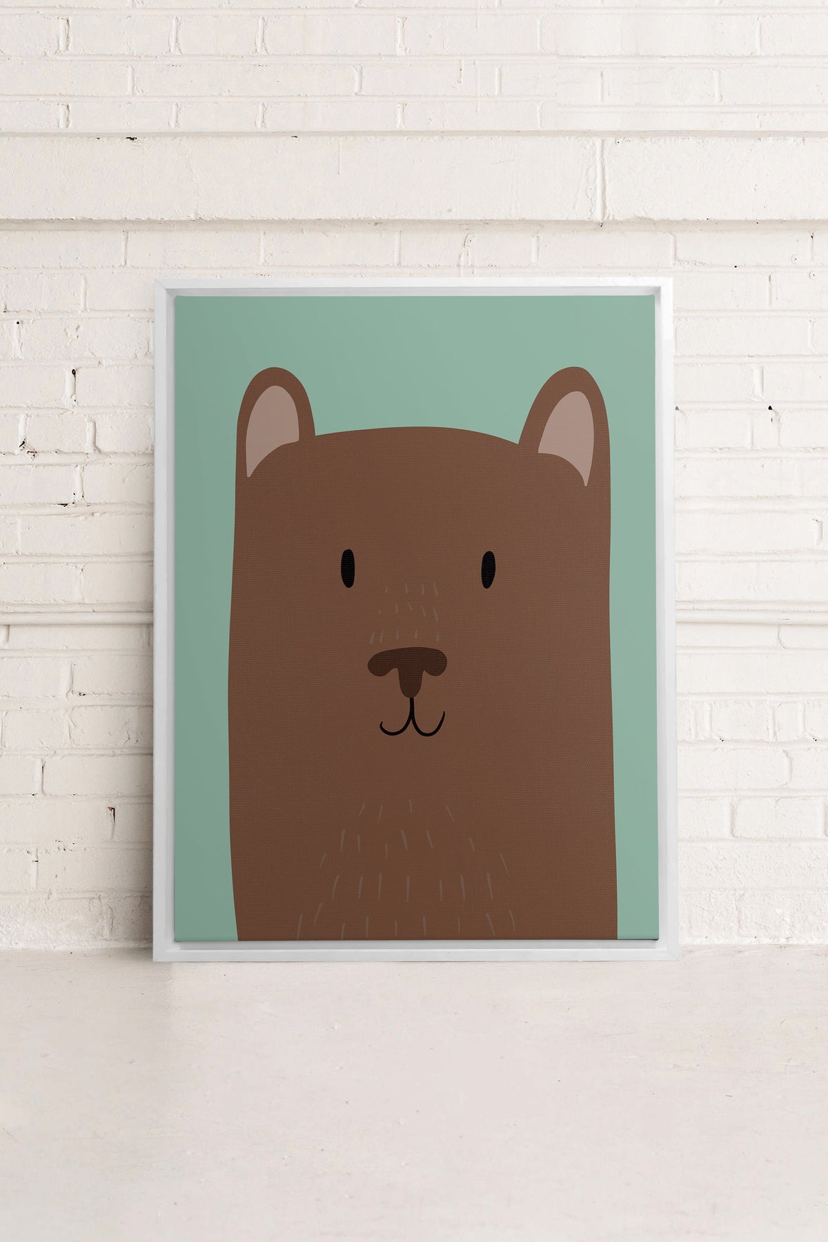 OURS, Oeuvre sur toile étirée