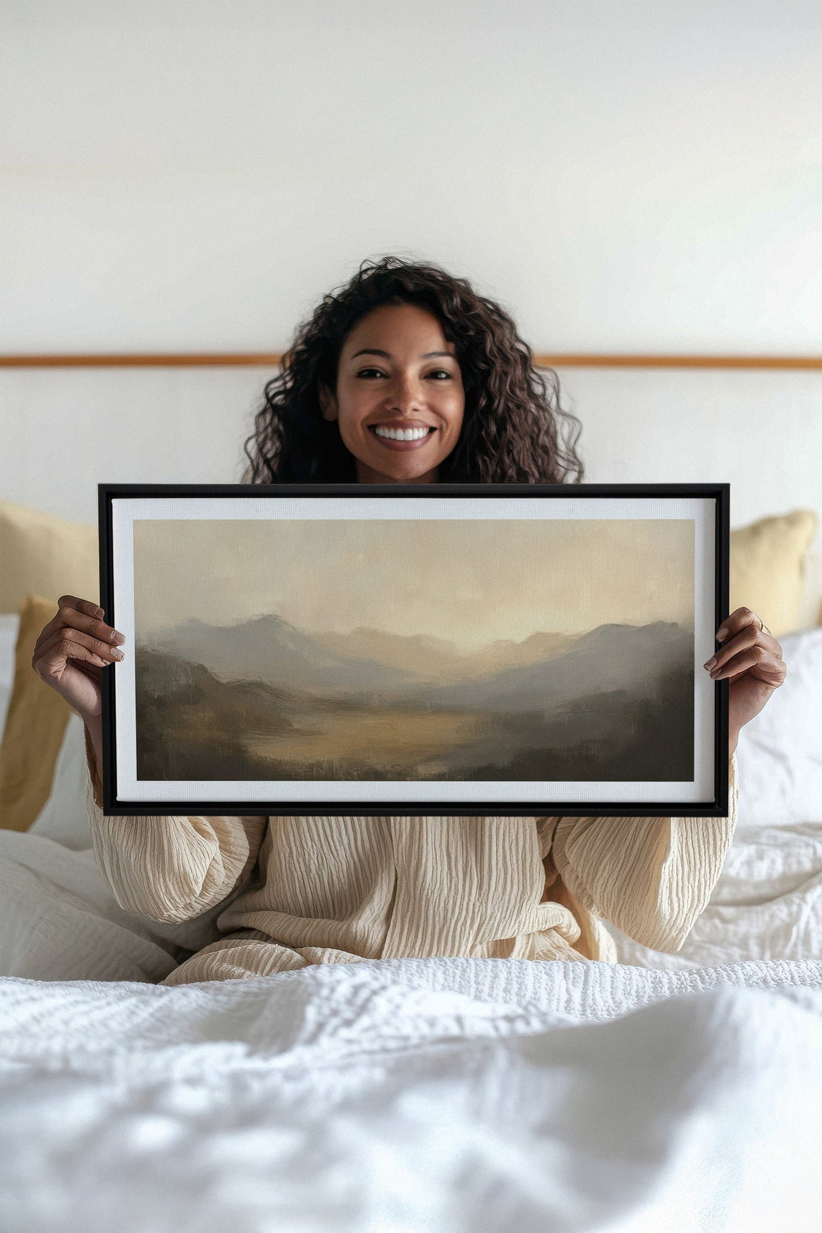 SOFT GLOW, Oeuvre sur toile étirée