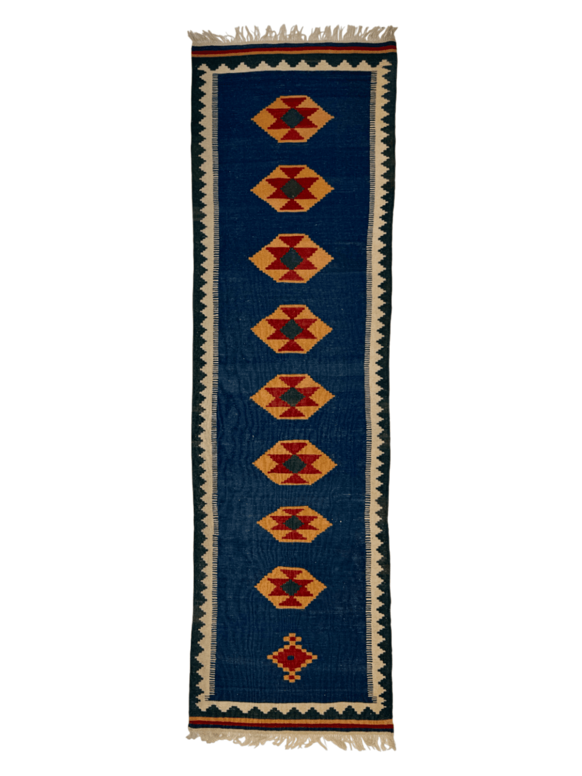 Persian Shiraz kilim Runner | 2' 8" x 9' 7"