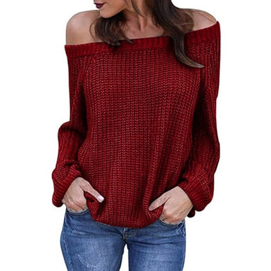 Off Shoulder Knit