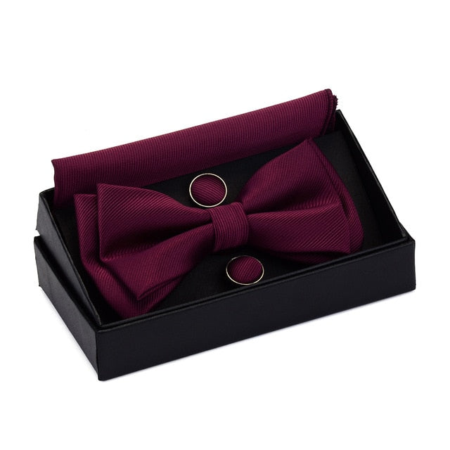 Double Layer Bow Tie Set
