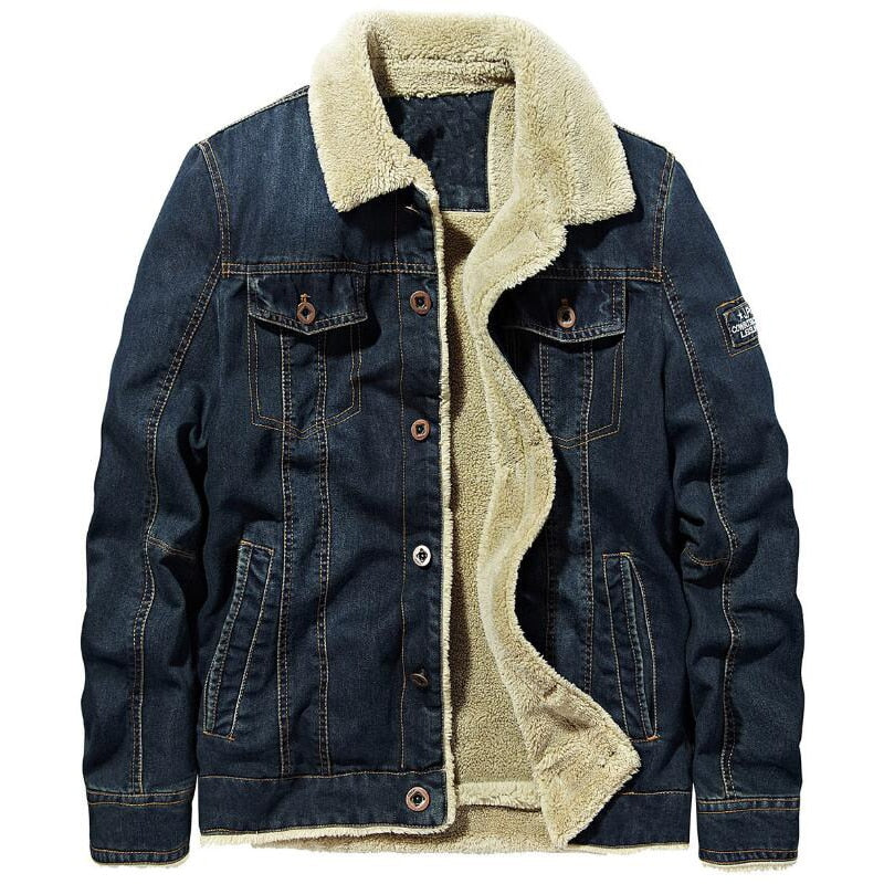 Denim Fleece Jacket