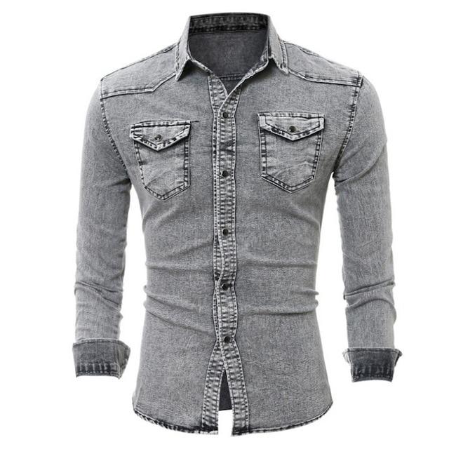 Double Pocket Denim Shirt