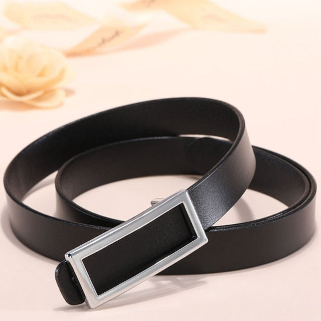 Skinny Leather Belt