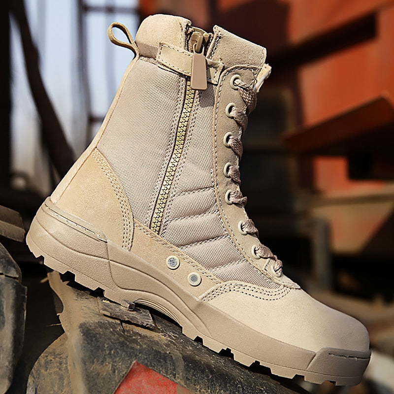 Military High-Cut Boots