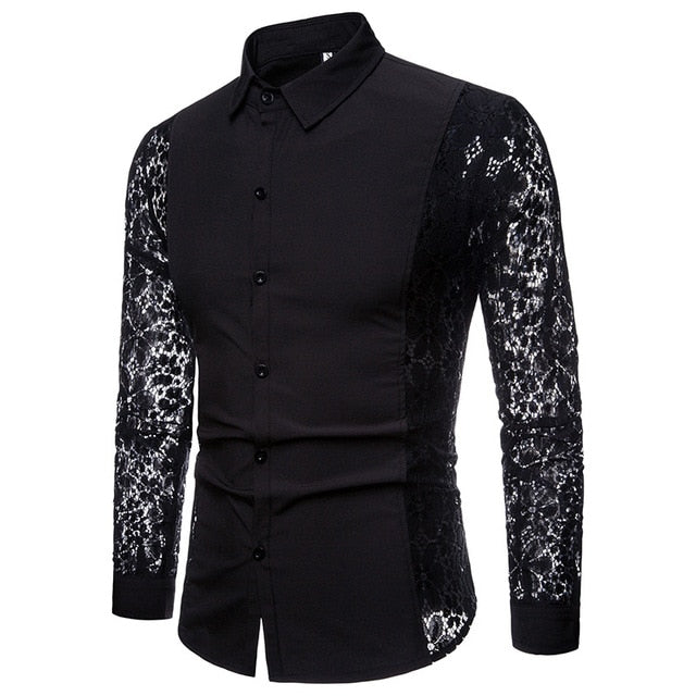 Semi Transparent Dress Shirt