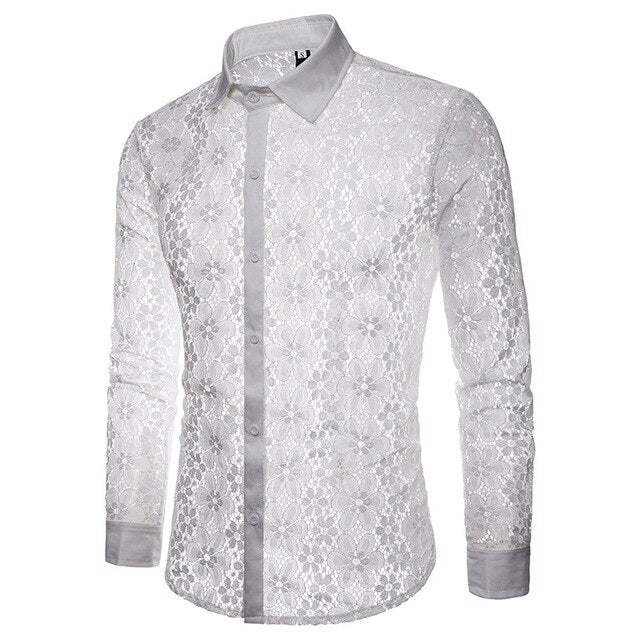 Semi Transparent Dress Shirt