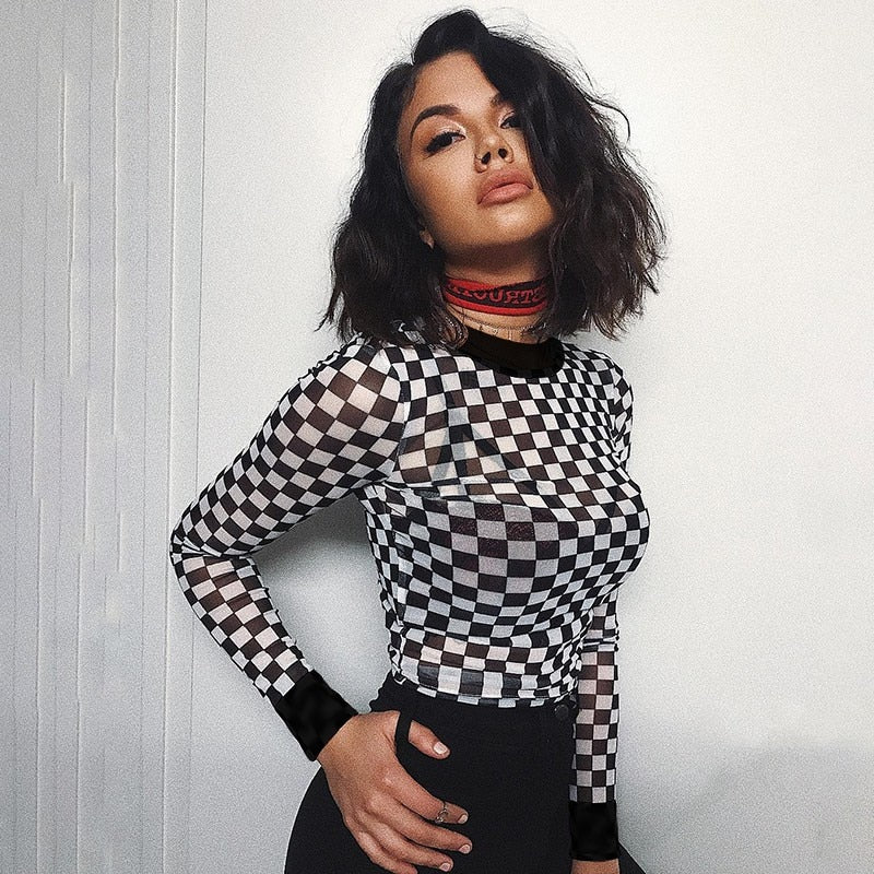 Checkered Top