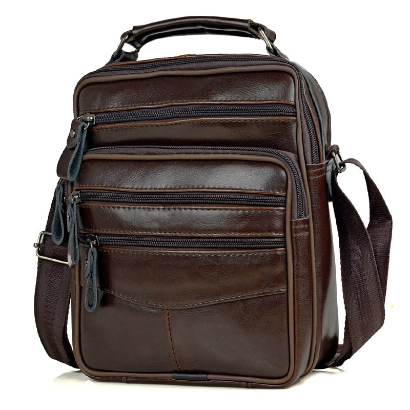 Leather Messenger Bag