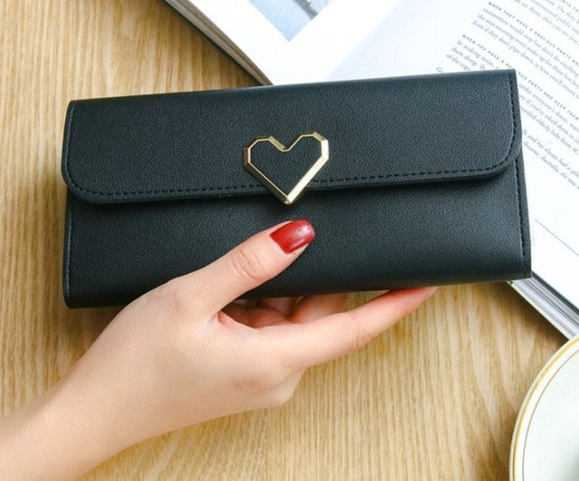 Heart Clutch Wallet