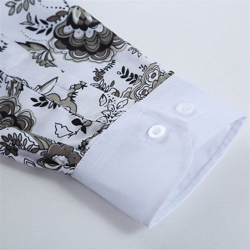 Floral Designer Dress Shirt