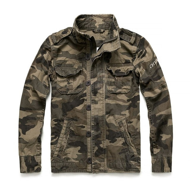 Removable Hood Camo Fashion