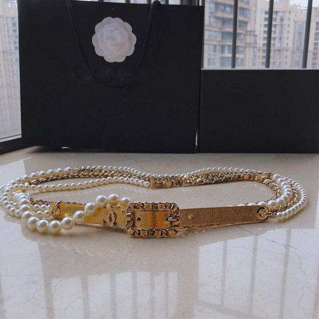 Designer Chain & Pearls