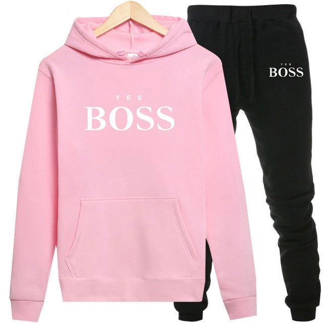 Boss Hoodie Set