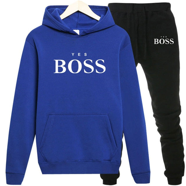 Boss Hoodie Set