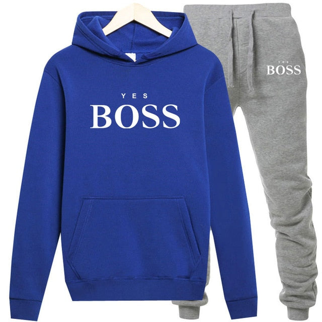 Boss Hoodie Set