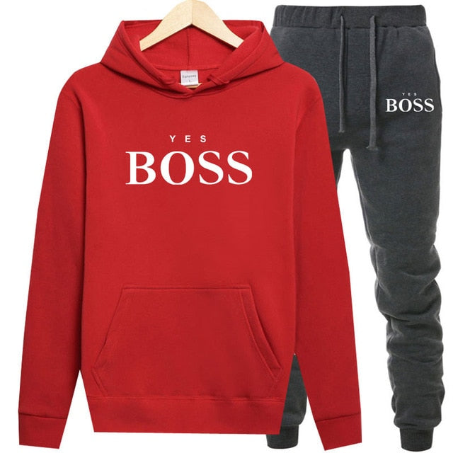 Boss Hoodie Set