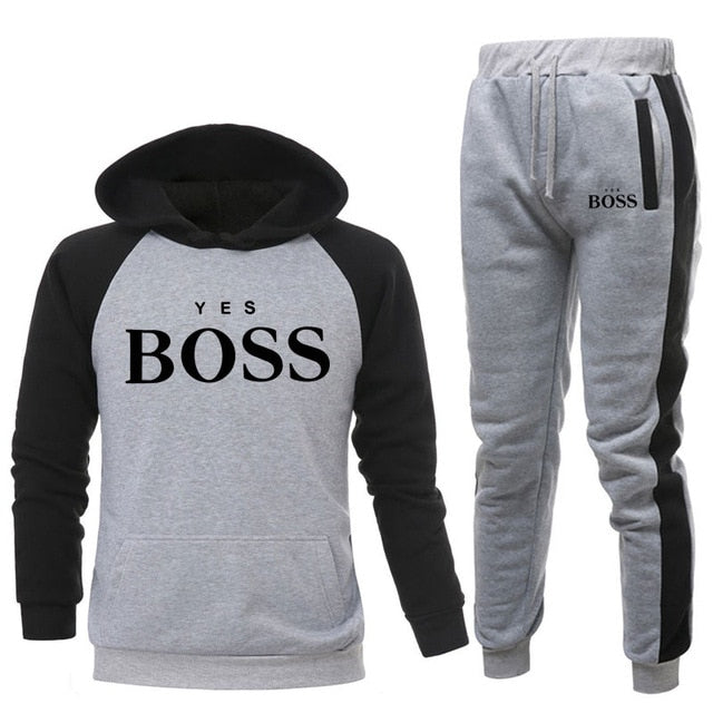 Yes Boss Hoodie Set