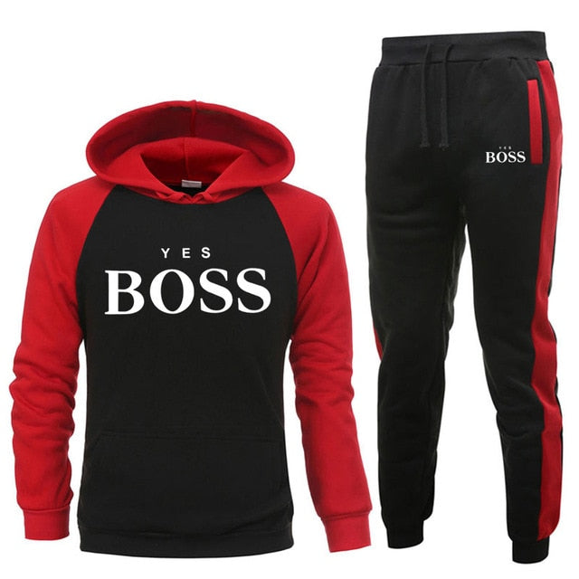 Yes Boss Hoodie Set