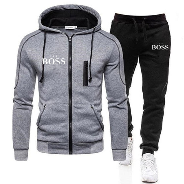 Boss Hoodie Set