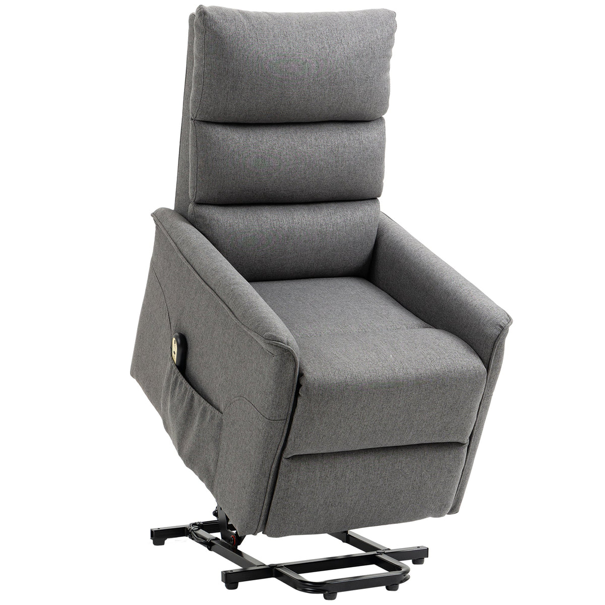Lift Chair for Elderly, Power Chair Recliner with Remote Control, Side Pockets for Living Room, Blue