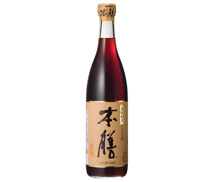 キッコーマン ヒゲタ 高級割烹しょうゆ本膳 720ml瓶×6本入【日本出荷】