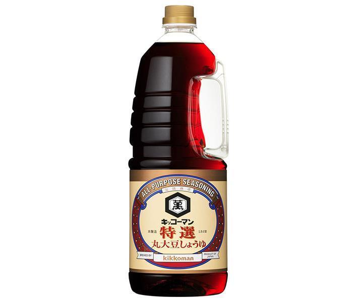 キッコーマン 特選丸大豆しょうゆ 1.8Lペットボトル×6本入【日本出荷】