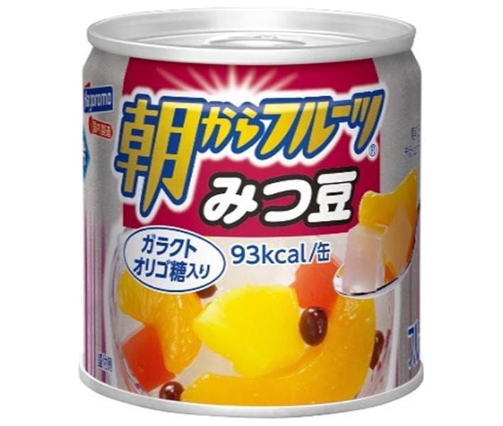 はごろもフーズ 朝からフルーツ みつ豆 190g缶×24個入【日本出荷】