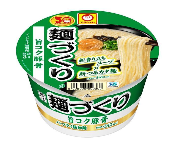東洋水産 マルちゃん 麺づくり 旨コク豚骨 87g×12個入【日本出荷】