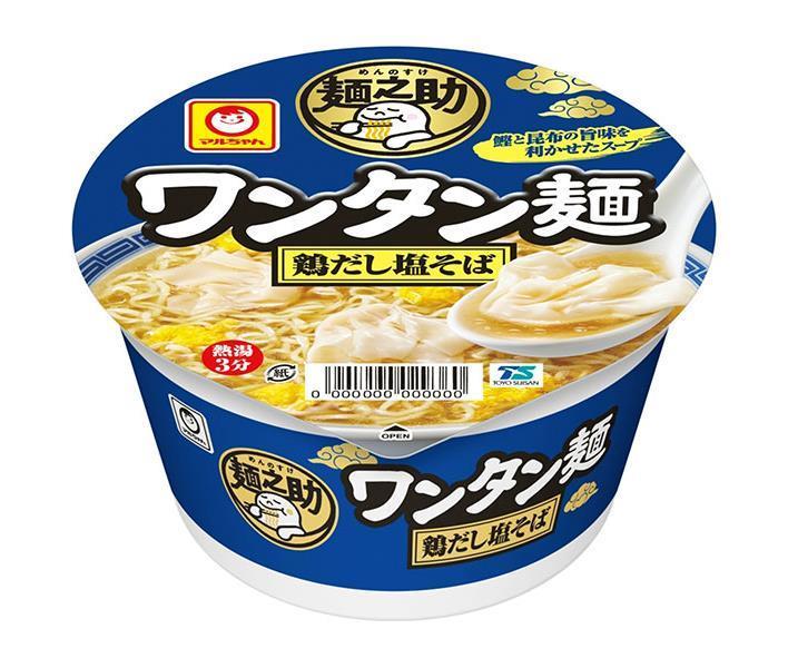 東洋水産 麺之助 ワンタン麺鶏 だし塩そば 89g×12個入【日本出荷】