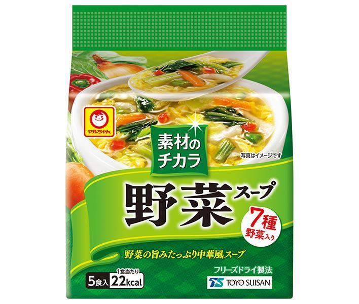 東洋水産 マルちゃん 素材のチカラ 野菜スープ (6g×5食)×6袋入【日本出荷】