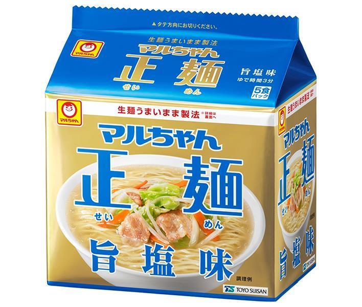 東洋水産 マルちゃん正麺 旨塩味 (112g×5食)×6個入【日本出荷】