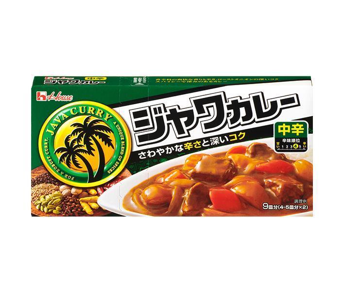 ハウス食品 ジャワカレー 中辛 104g×10個入【日本出荷】