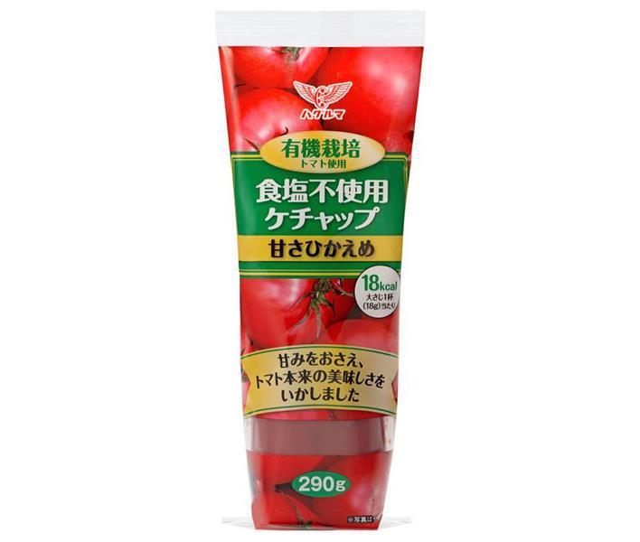 ハグルマ 有機栽培トマト使用 食塩不使用ケチャップ 290g×20本入【日本出荷】