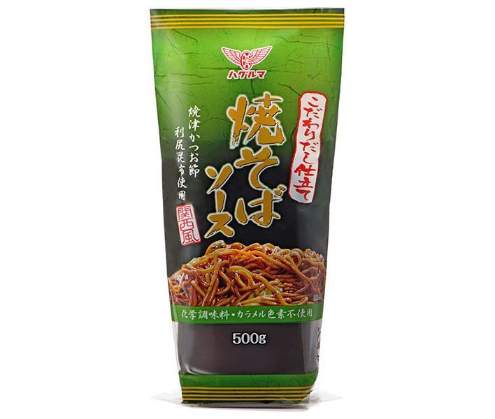 ハグルマ こだわりだし仕立て 焼そばソース 関西風 500g×12本入【日本出荷】