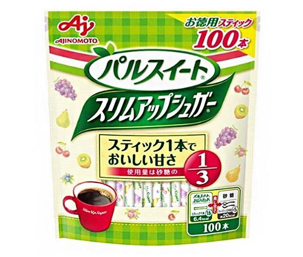 味の素 パルスイート スリムアップシュガー スティック 160g(1.6g×100本)×10袋入【日本出荷】
