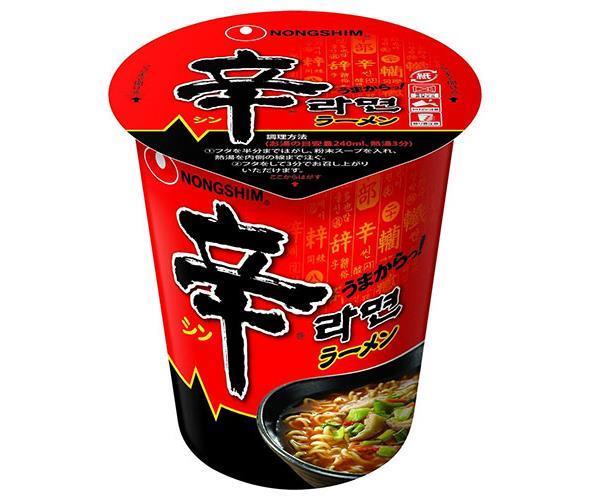 農心ジャパン 辛カップラーメン 68g×12個入【日本出荷】