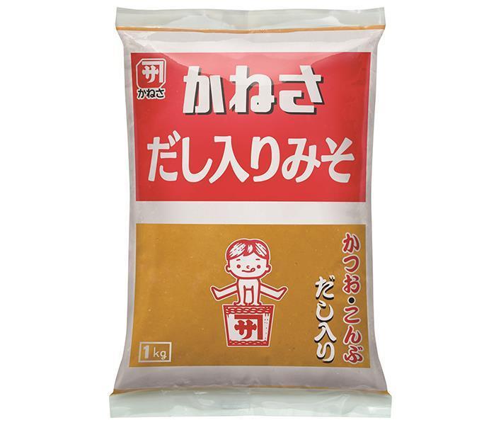 マルコメ かねさだし入りみそ 1kg×10個入【日本出荷】