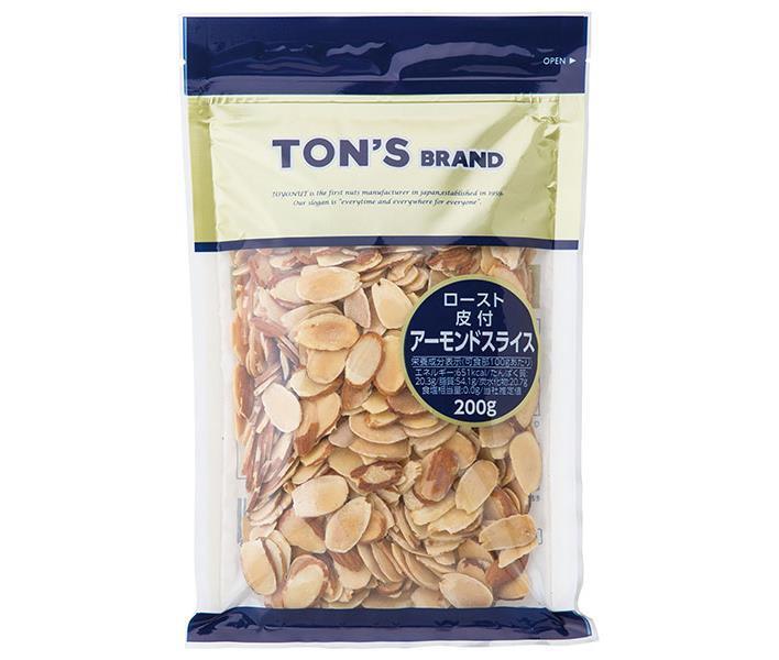 東洋ナッツ食品 トン 皮付きアーモンドスライス 200g×20袋入【日本出荷】